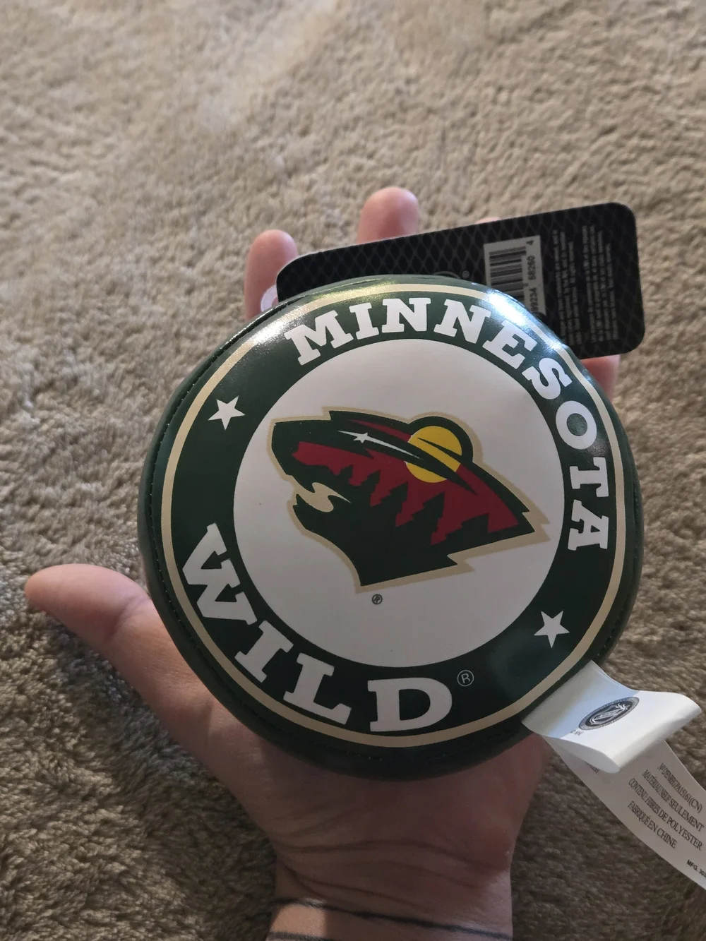 Officially Licensed NHL Minnesota Wild Stuffed Hanging Ornament New